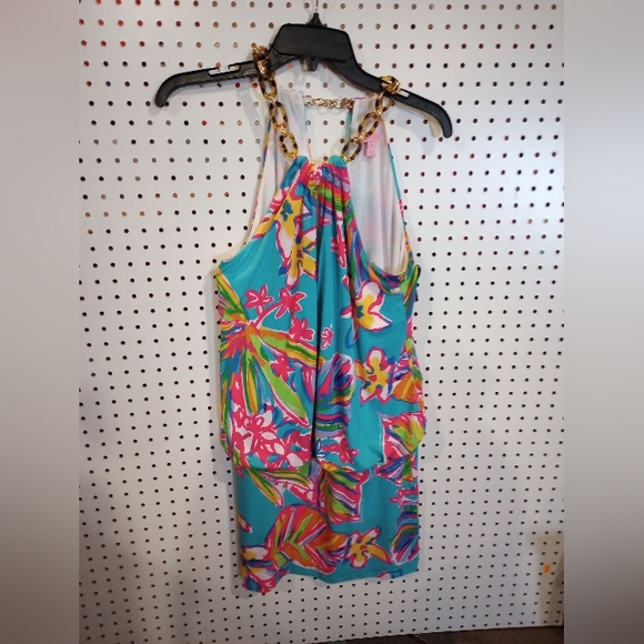 Lilly Pulitzer Dresses & Skirts - EUC lilly Pulitzer sienna sea blue summer halter dress